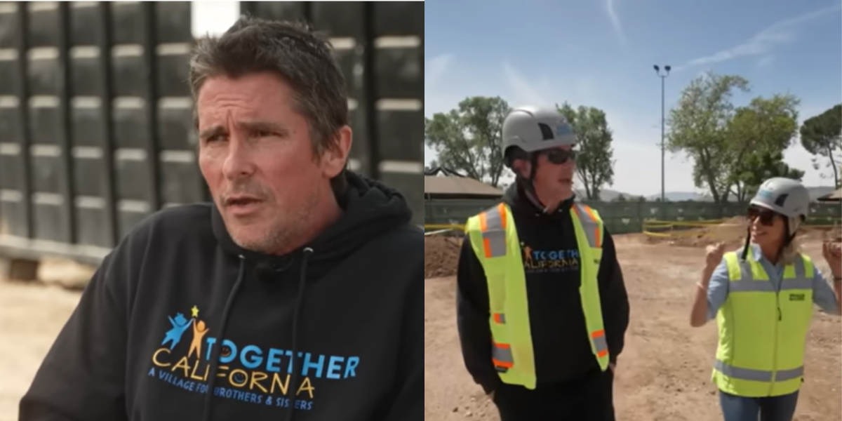 Actor Christian Bale helps build foster 'village' to keep siblings in foster care together
