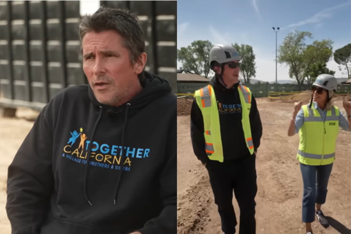 christian bale, actor christian bale, together california, foster care, foster home