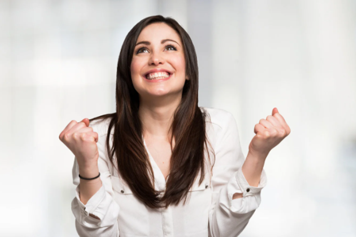 success, happiness, fear, overcoming, barriers, happy woman