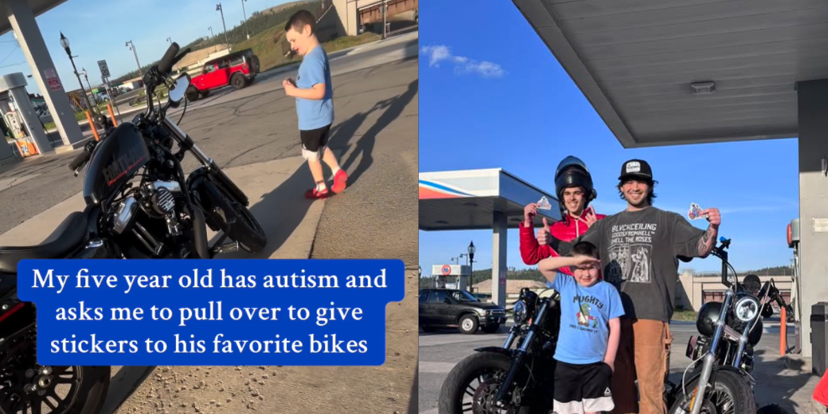 Autistic 5-year-old says getting to know Harley Davidson bikers brought him out of his shell