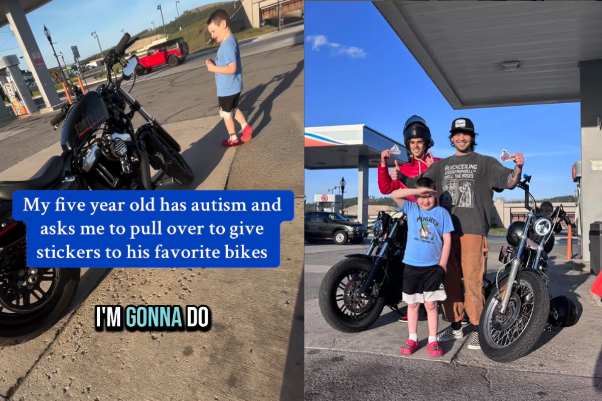 Autistic Rider Autistic 5-year-old says getting to know Harley Davidson bikers brought ...