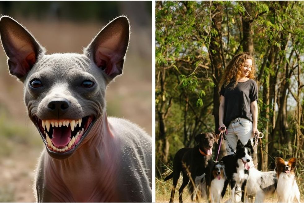 Rescued dog strangely looks like legendary El Chupacabra causing scientists to study her