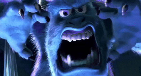 monster, scary, bed monster, monsters inc, scared