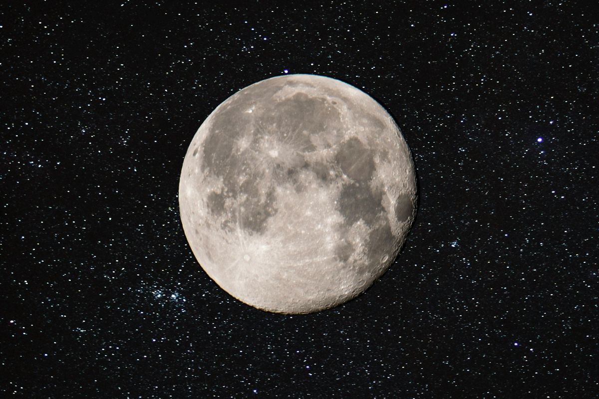 the moon, stars, space, Cosmos, outer space