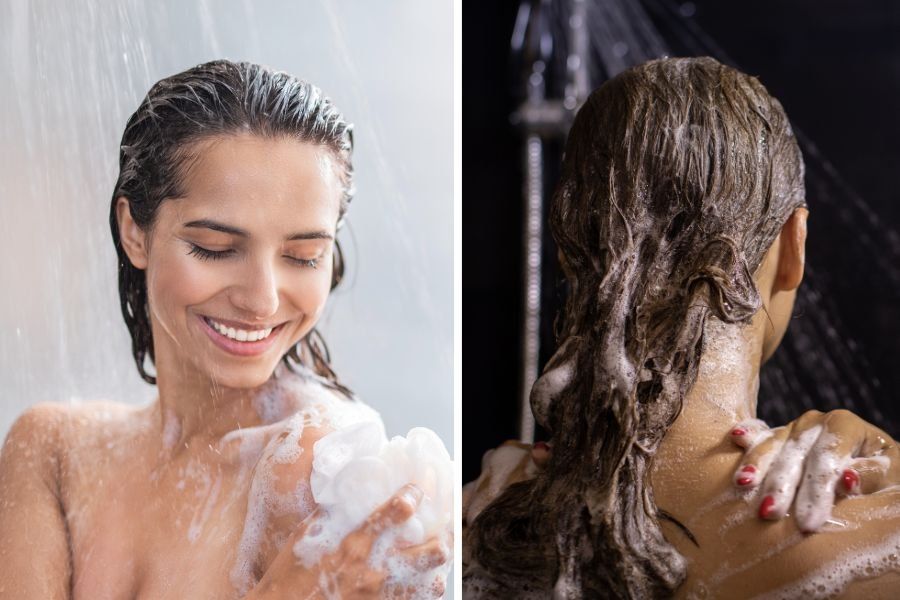 morning shower, night shower, when to shower, how often to shower