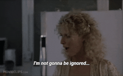 Glenn Close, Fatal Attraction, stalking, movies, relationships