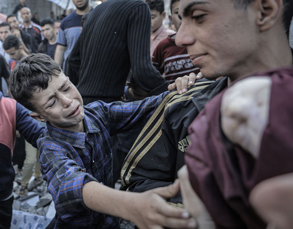 Israeli Strike on Gaza Home Kills at Least 50 Palestinians