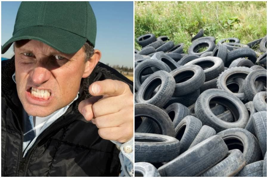 fly-tippers, illegal dumping, stuart baldwin, karma, uk news