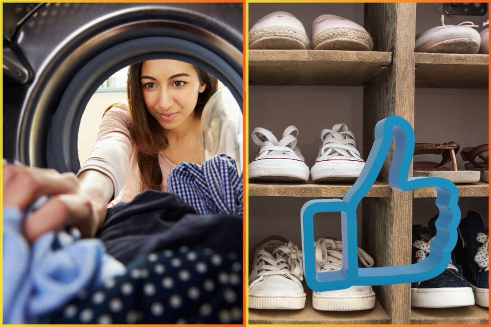 Washing machines are basically magic. Of course, more than clothes can be thrown in there.