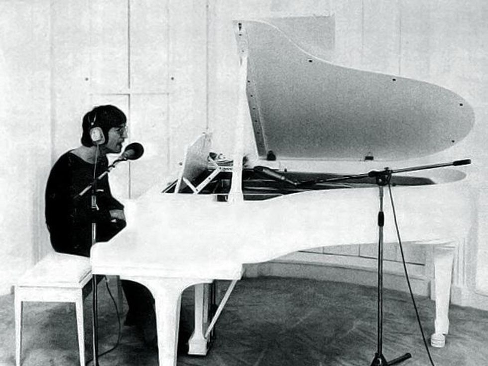 John Lennon, Imagine, song, piano, musician