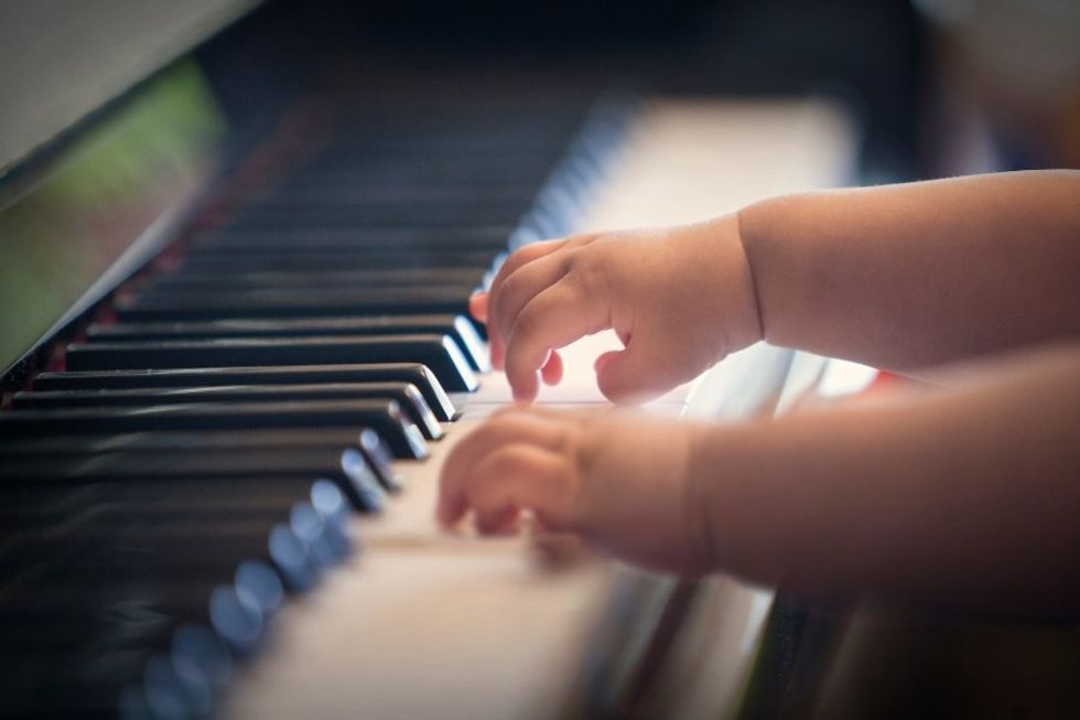 baby at piano, toddler piano, piano prodigy