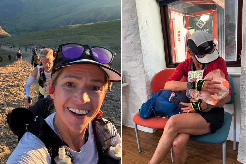 Ultramarathoner stopped to breastfeed her baby three times during her race—and still won