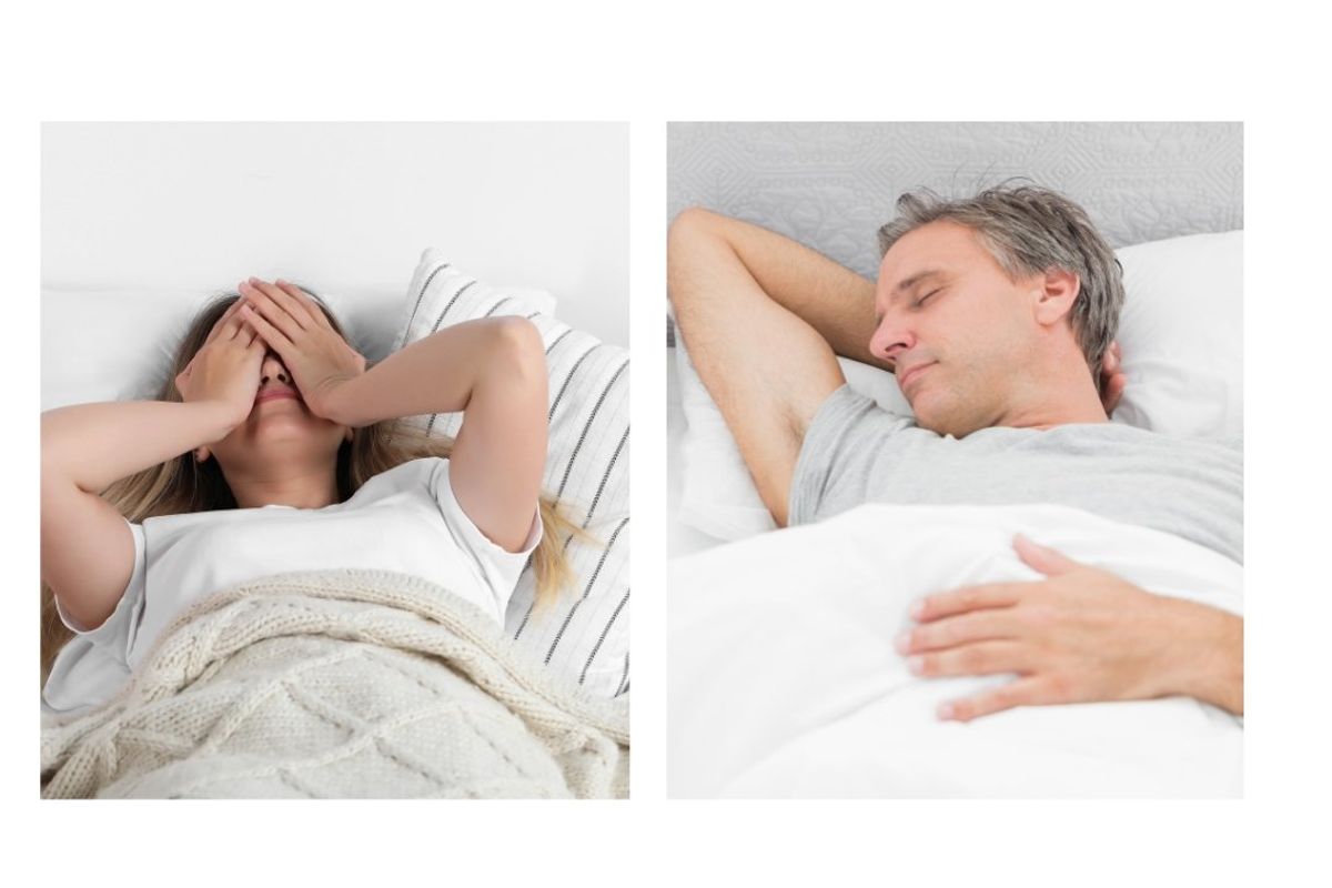 woman, man, sleeping, bed, preferences