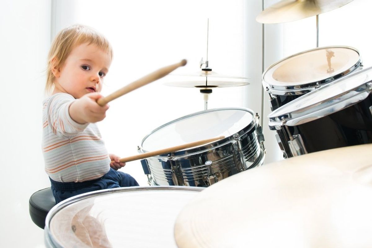 toddler drumming, drumset, musical prodigy, musical talent, toddler