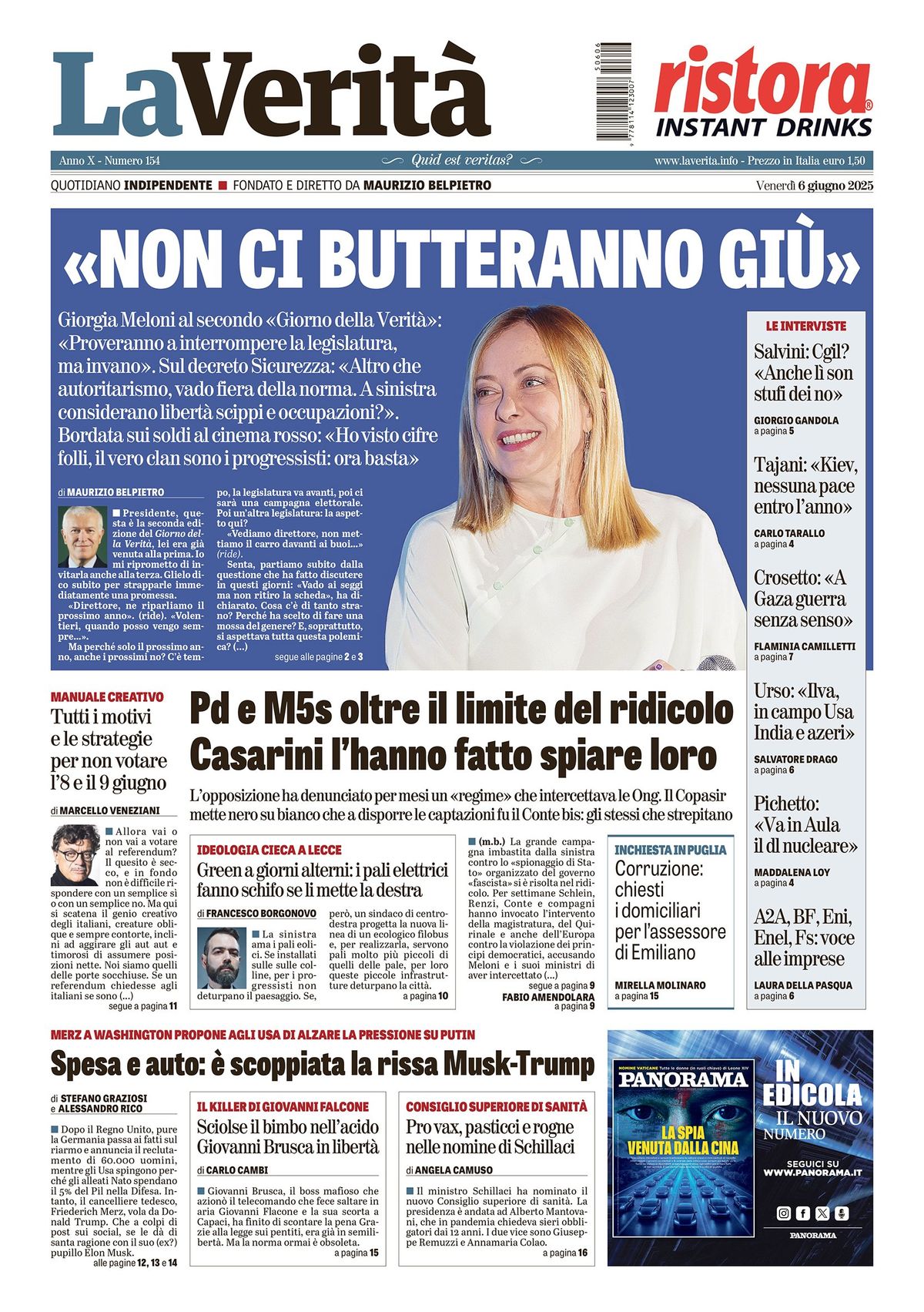 Oggi in edicola