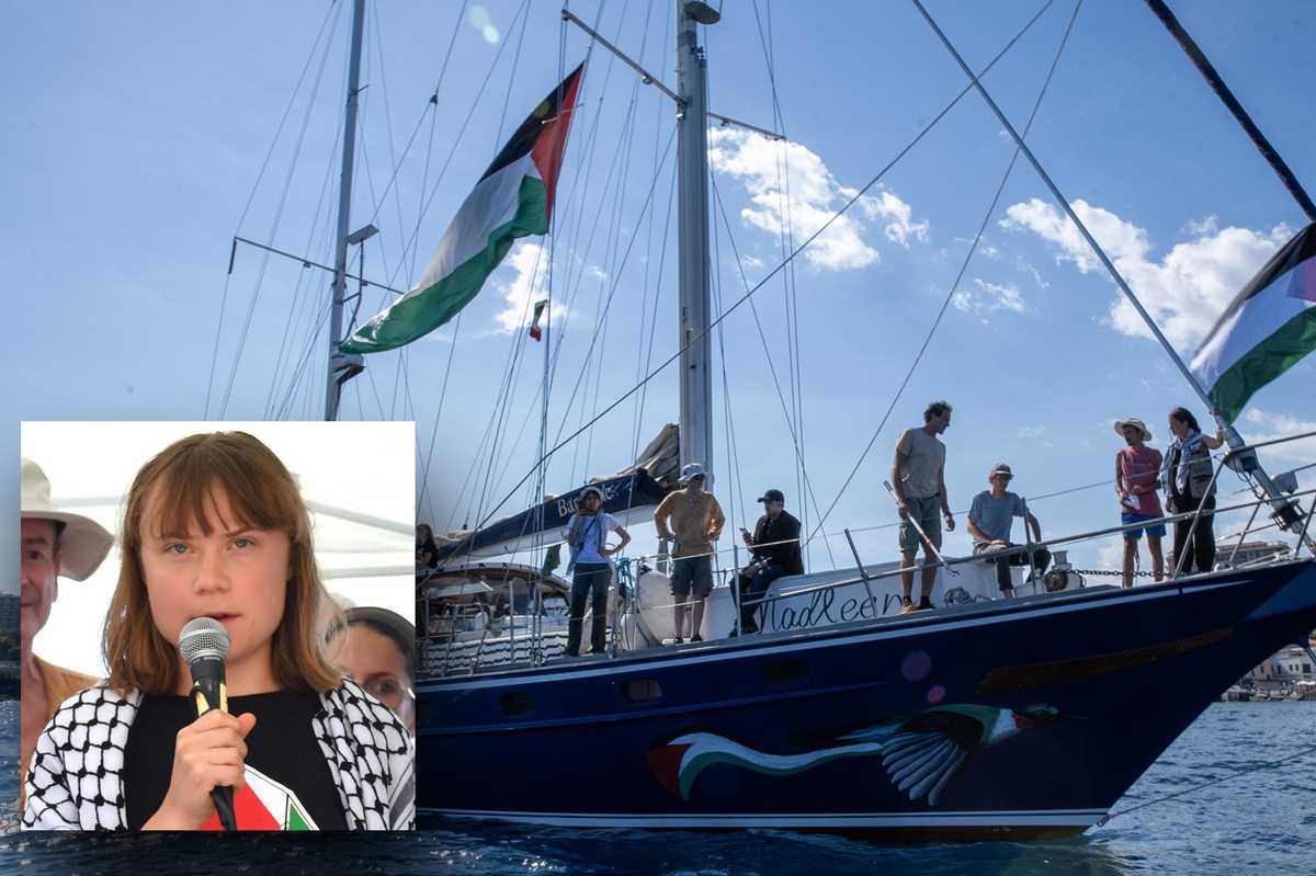 A Gaza Greta fa finta di essere l’ostaggio