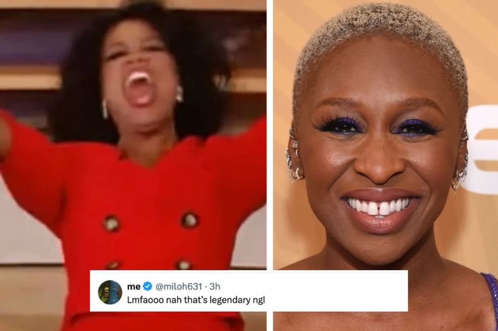 Oprah Winfrey gets pranked by Cynthia Erivo at the Tony's using one of her  most iconic bits - Upworthy