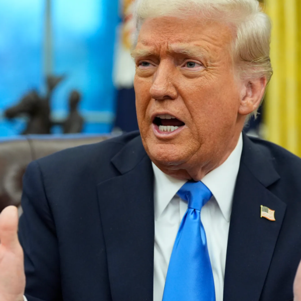 Rambling Incoherently On War, Trump Threatens Protesters With 'Very Big Force'