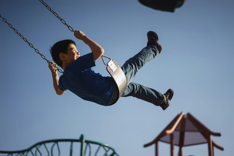 moms, motherhood, parenting, mom shame, mom guilt, dads, fatherhood, kids, playground, play, independence