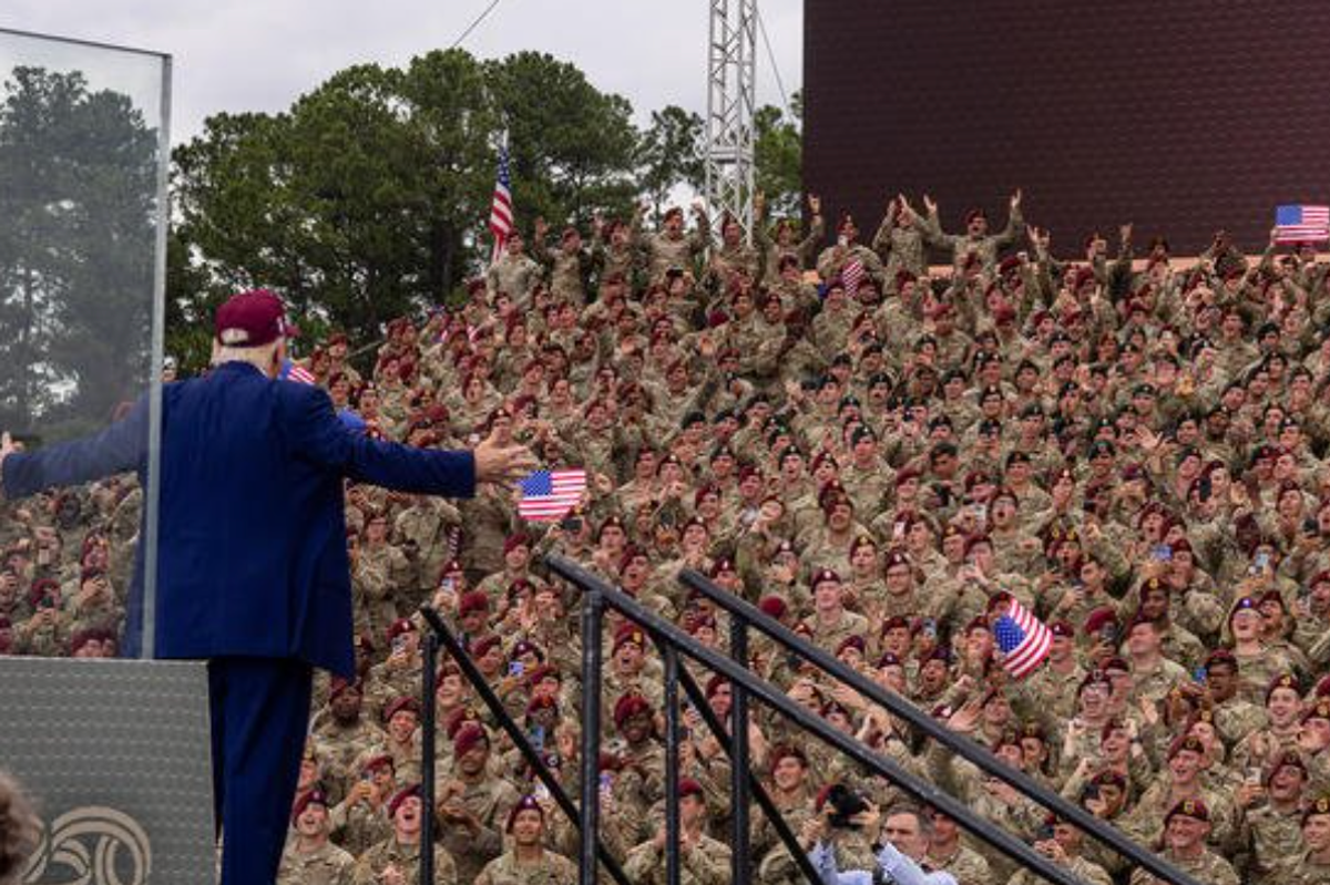 Veterans Blast Trump Over 'Politicized' Military Event At Fort Bragg