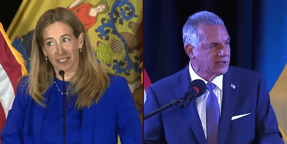Mikie Sherrill and Jack Ciattarelli 