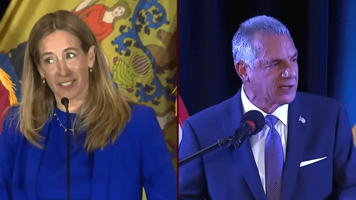 Mikie Sherrill and Jack Ciattarelli