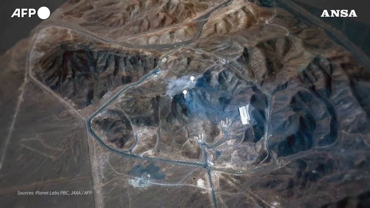 Il sito nucleare iraniano di Fordo dopo gli attacchi Usa