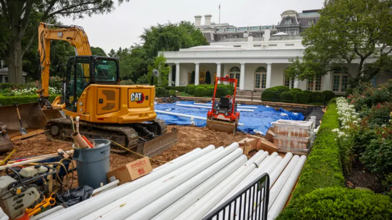 'Nothing Is Sacred': Trump Vandalizes White House Rose Garden