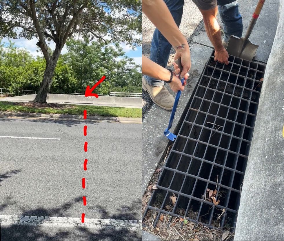 storm drain road