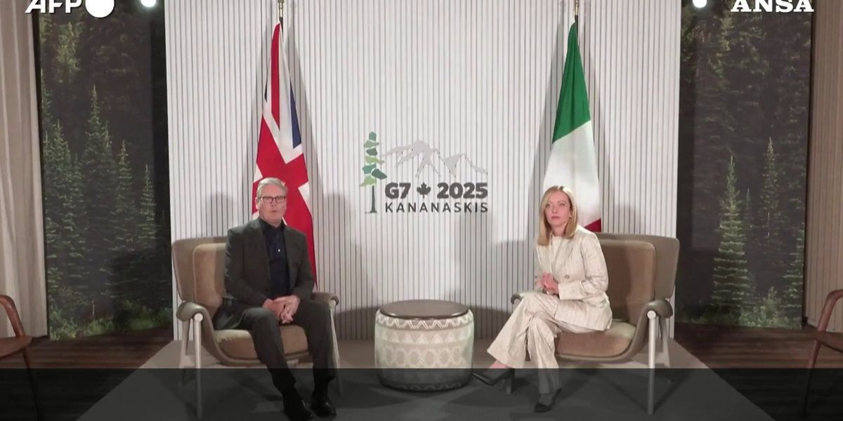 meloni vede starmer discussione su medio oriente e ucraina