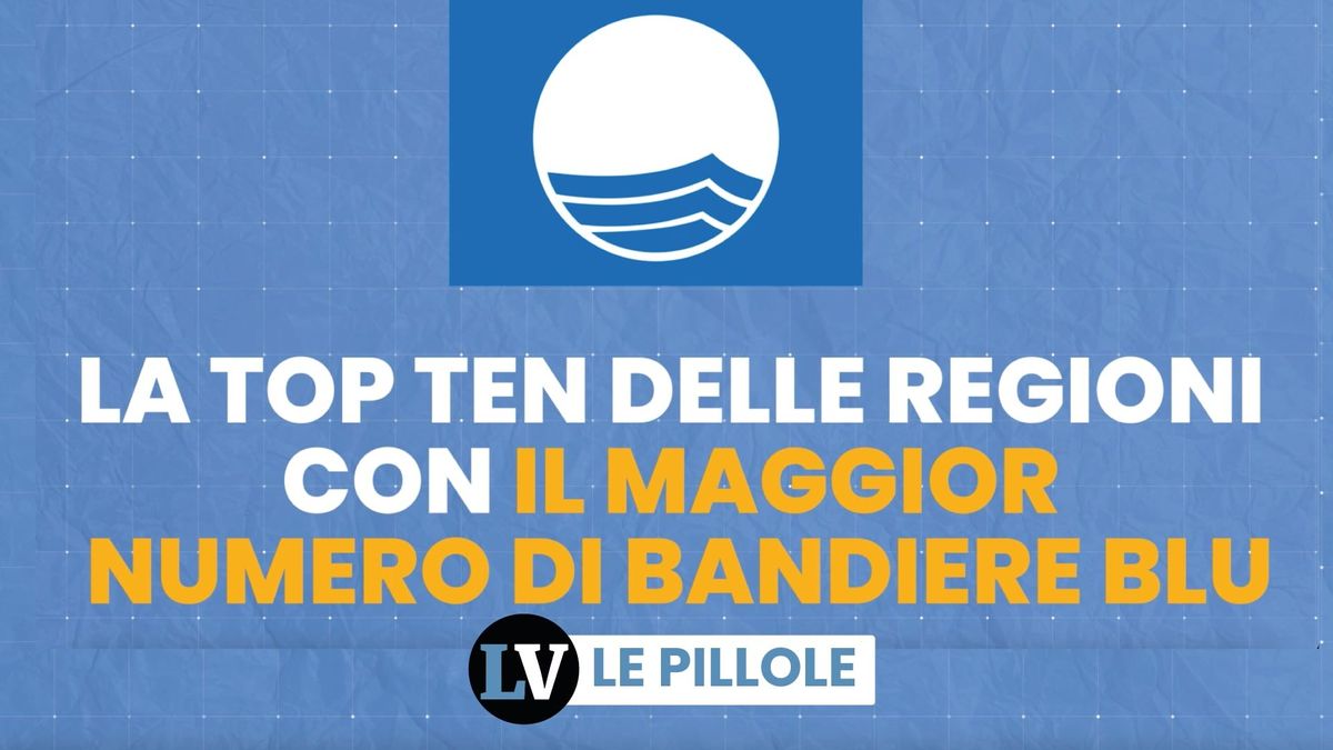 La top ten delle regioni con più spiagge blu