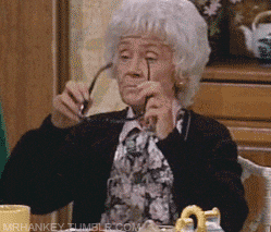 old woman, elderly, golden girls, women, gif