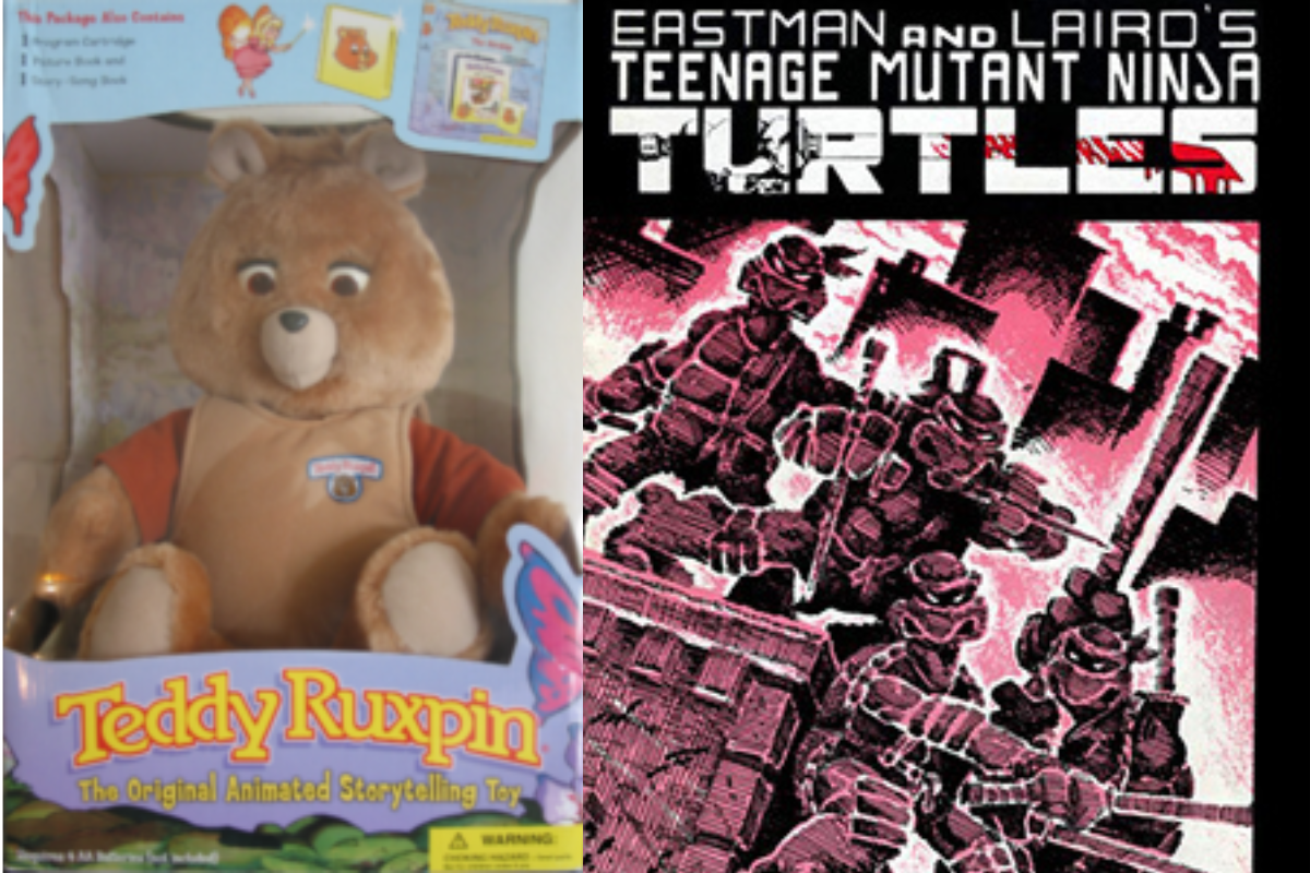 elder millennial, elder millennials, teddy ruxpin, teenage mutant ninja turtles, millennials