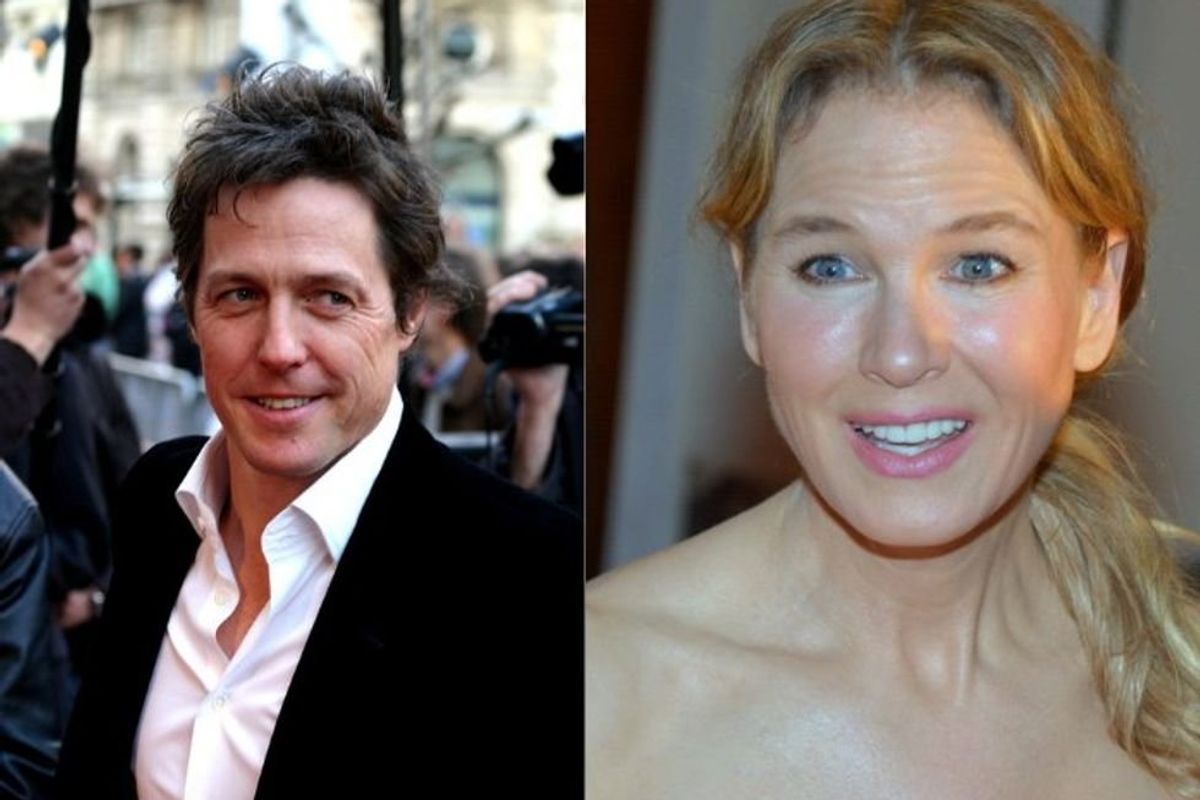 Hugh Grant, Renee Zellweger, celebrity news, bridget jones diary, movies, rom coms, bridget jones 2