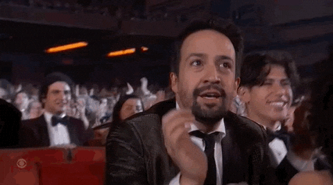 standing ovation, Lin Manuel Miranda, Tony Awards, musical theater