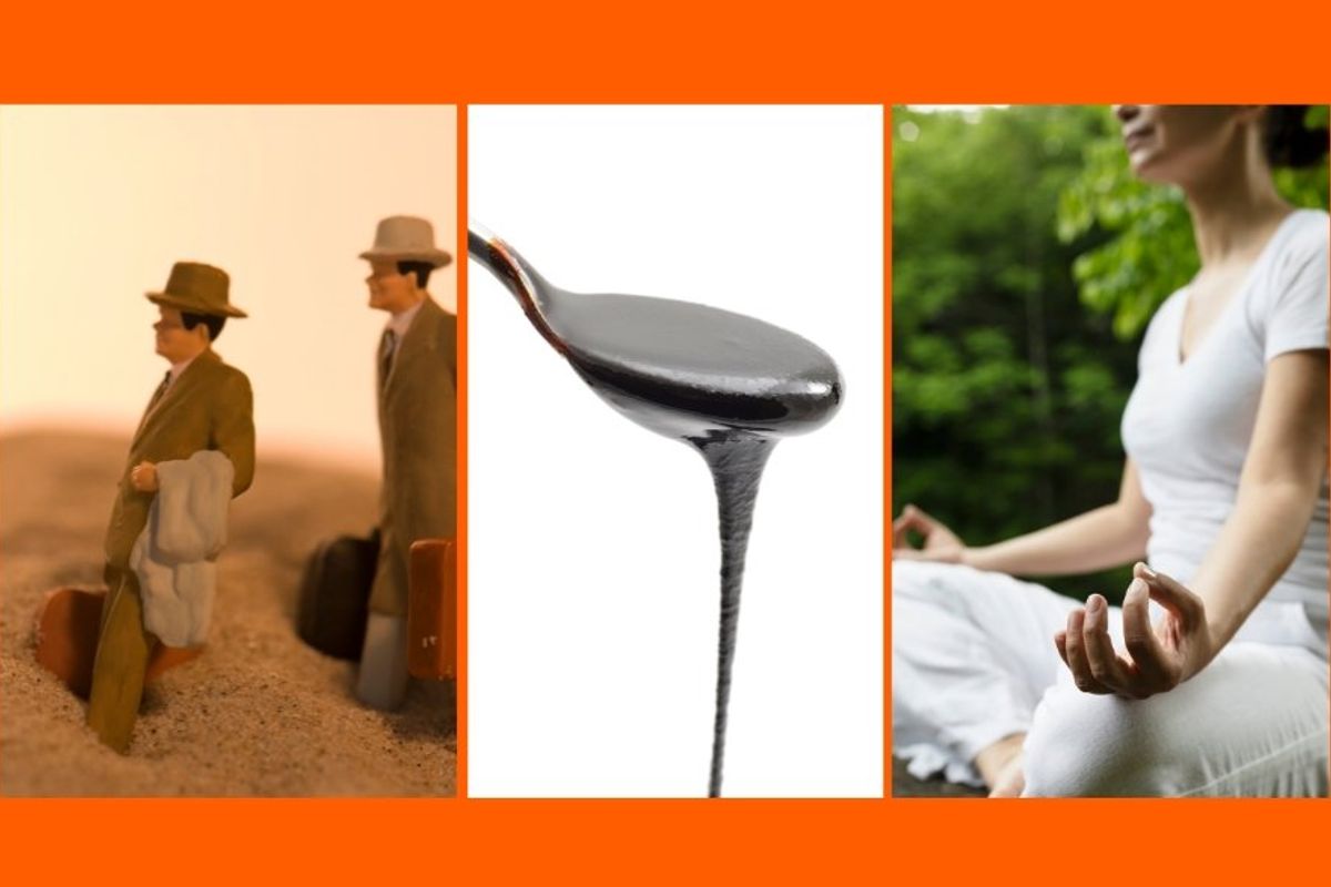 quicksand, molasses, meditation, therapy, feeling stuck