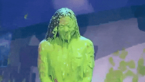 slimed, Kid's Choice Awars, Demi Lovato, Zillinnial, green