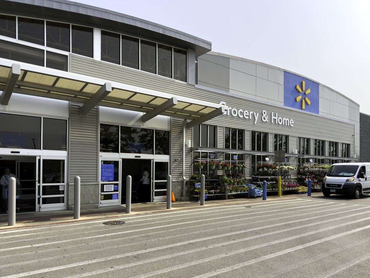 Walmart stock photo