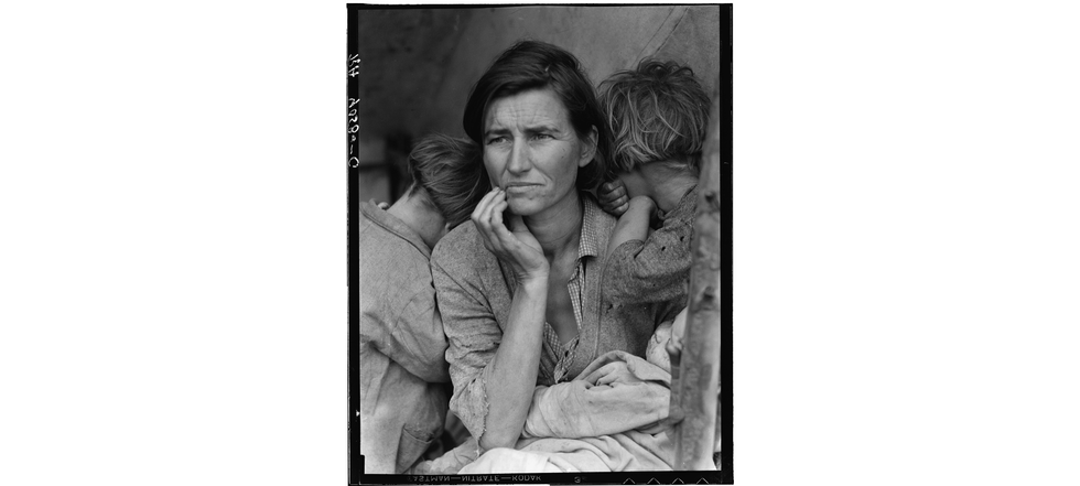 the great depression; Florence Thompson; Mona Lisa of the Great Depression; Mona Lisa; the depression; depression era