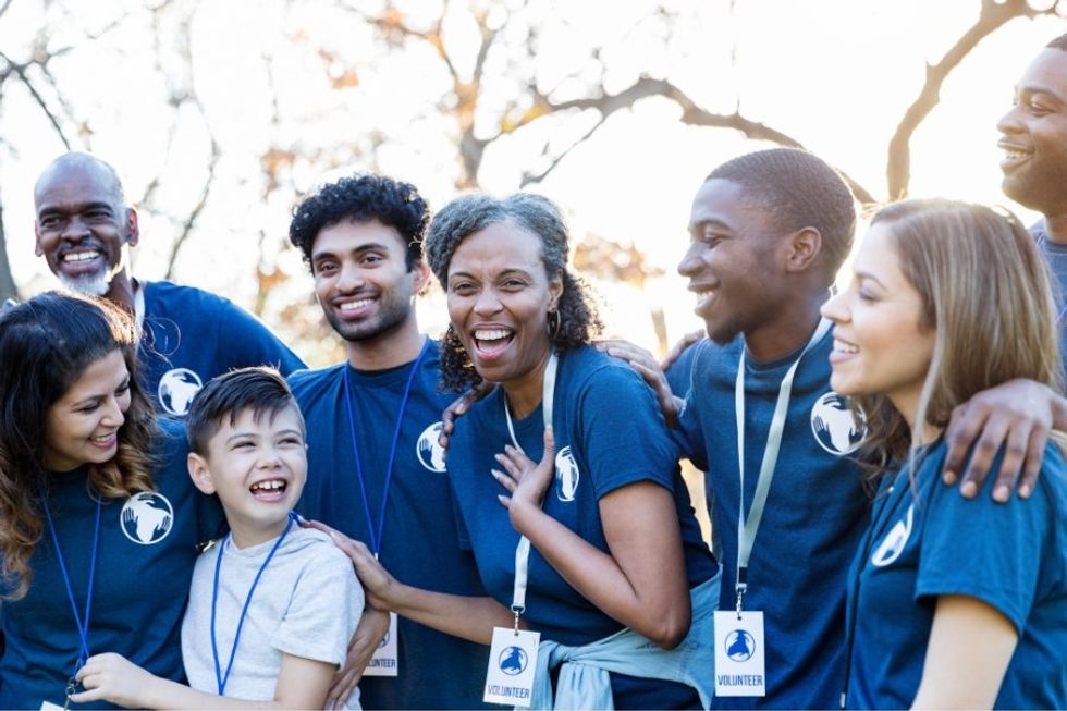 volunteer, charity work, community involvement