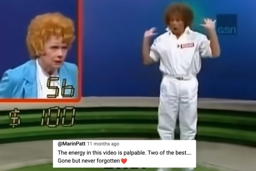 lucille ball, richard simmons, lucille ball richard simmons, body language game show, body language, celebrities, comedy