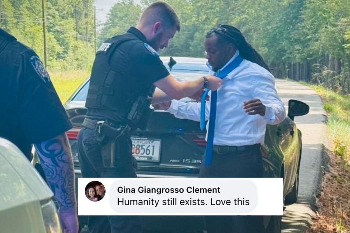 speeding ticket, funeral, feel good stories, louisiana, cops, positive news