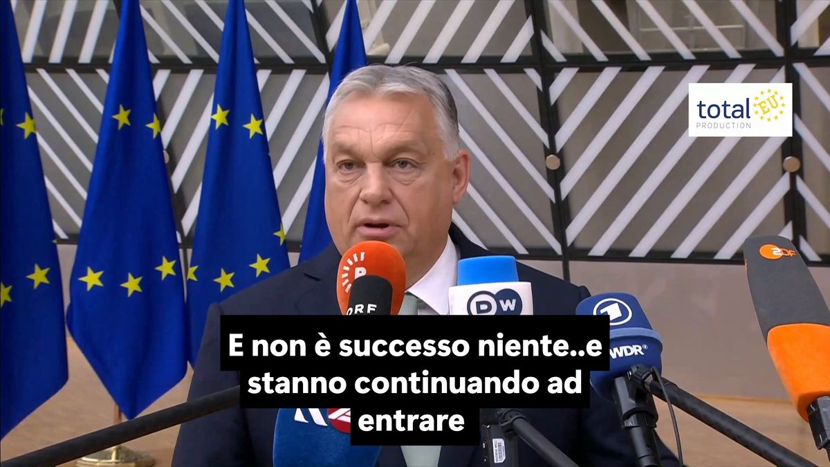 Migranti, Orbán: «Gli Stati dell'Ue devono ribellarsi. Politiche comunitarie inefficaci»