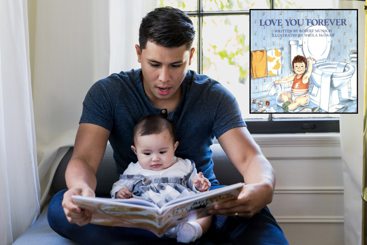 books, reading, childrens books, love you forever, crying, emotional, love, family, parenting, kids, robert munsch