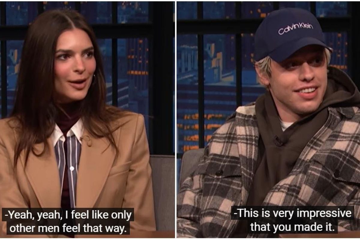 Emily Ratajkowski, Pete Davidson, Seth Meyers, Pete Davidson girlfriends, Kim Kardashian, Ariana Grande