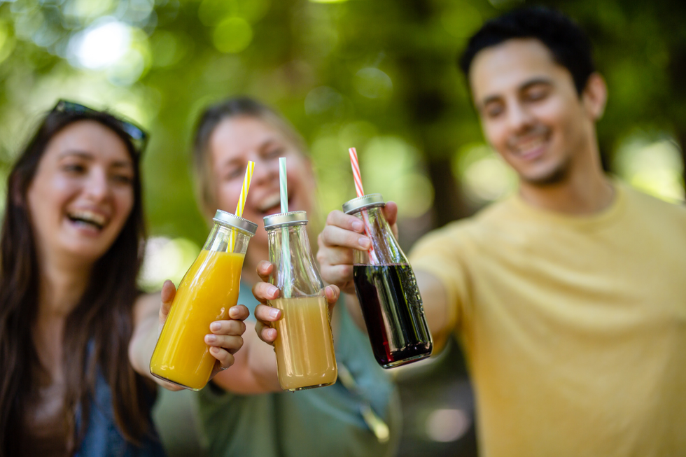group, mocktail, drinking, juice, non-alcoholic