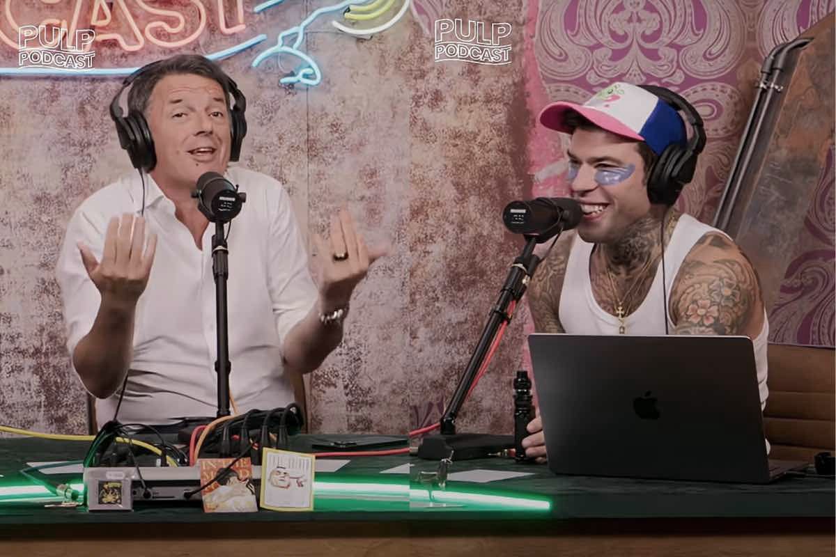 Pur di apparire, Renzi va perfino da Fedez
