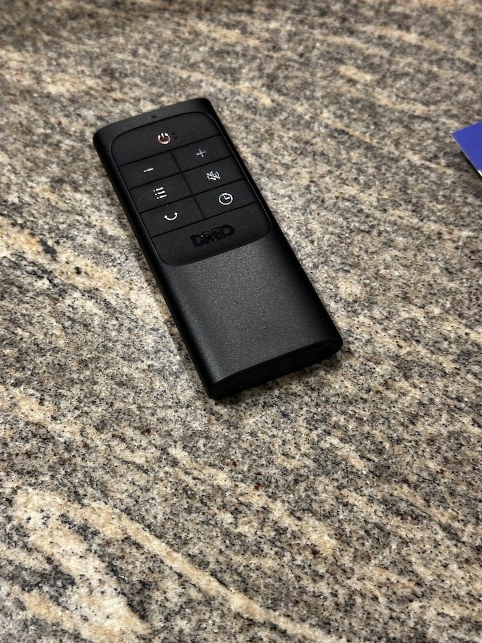 Foto remote control untuk Dreo Smart Tower Fan Cruise Pro T2S 2nd Gen