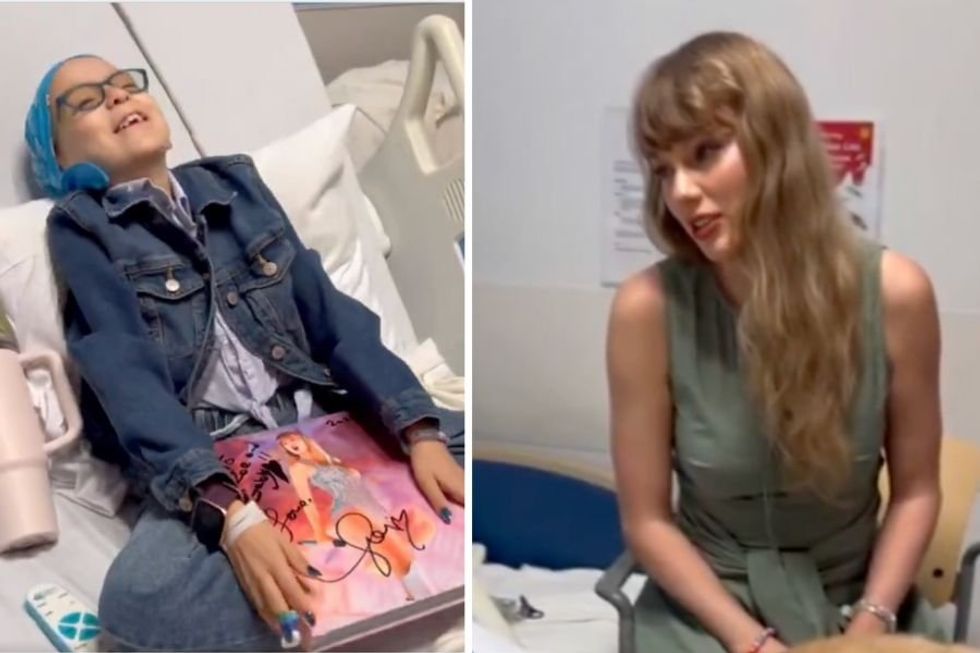 Taylor Swift visits patients at a children's hospital, and their reactions are everything