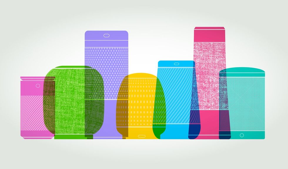 Smart Speakers stock illustration